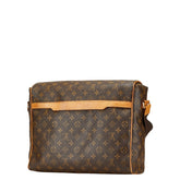 ルイ ヴィトン モノグラム アベス 斜め掛け ショルダーバッグ M45257 ブラウン PVC レザー レディース LOUIS VUITTON 【中古】